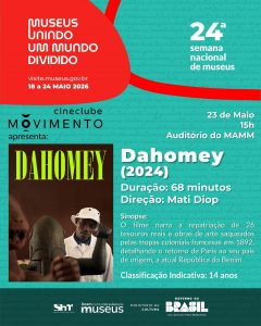 cartaz com as informações