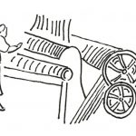 Na fábrica, ela tinha que limpar máquinas. O mecânico desmontava, ela limpava tudo, com querosene.