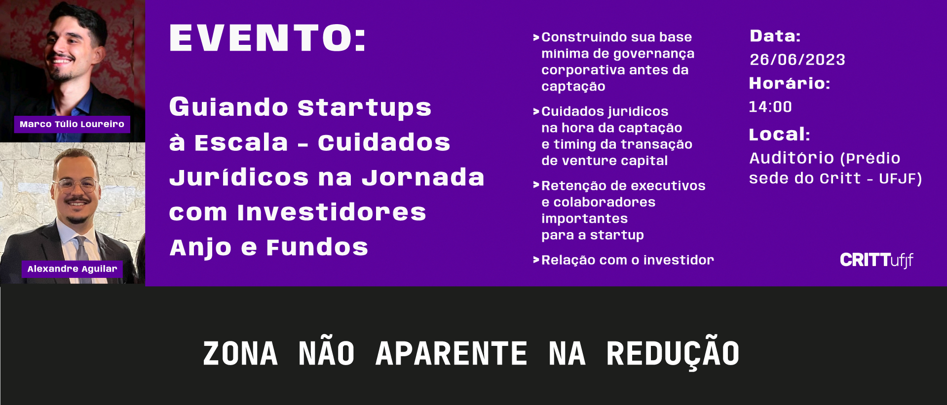 Critt promove Workshop sobre cuidados jurídicos investidores anjo e