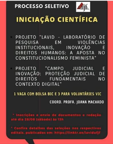 Projetos IC Joana Machado