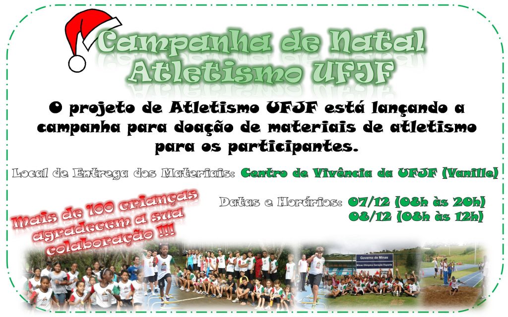 Projeto Minas Ol Mpica Gera O Esporte Realiza Campanha De Natal