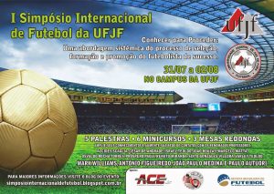 cartaz simpósio internacional de futebol da ufjf