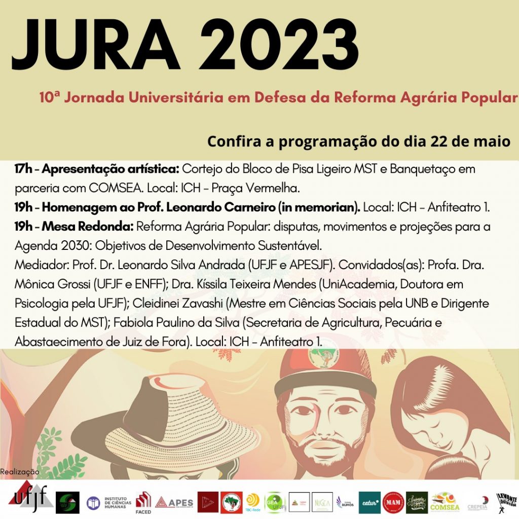 Mesa Redonda 19h Reforma Agrária Popular Agenda 2030: Objetivos de desenvolvimentosustentável