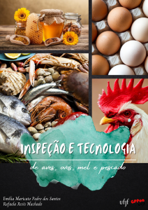 Capa da apostila da disciplina VET038 - Inspeção e Tecnologia de Aves, Ovos, Mel e Pescado. 