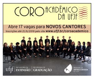 Coro Acadêmico da UFJF - flyer menor