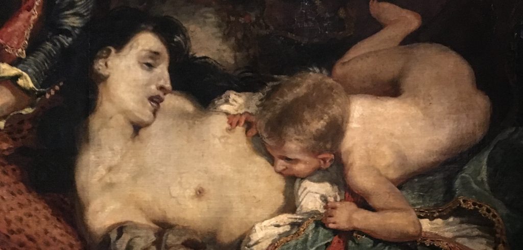 Detalhe de Scènes des massacres de Scio, 1824 - Eugène Delacroix