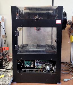 Impressora 3D, maior, de PLA