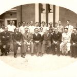 Alunos e professores na EEJF