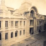 Prédio construído pelo Engenheiro e ex-aluno da Escola de Engenharia, Augusto César Stiebler Franco - Pai do Itamar Franco.