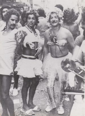 Foliões em 1972 - Foto Acervo Zé Kodak