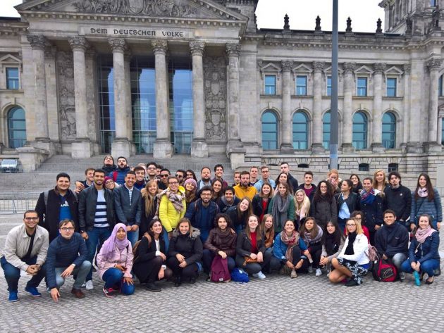 A Universidade de Passau organizou uma viagem com os intercambistas para Berlim (Foto: Warley Almeida)