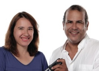 Virgílio dos Anjos e Maria José Bell integram a equipe da Rede Ciência, Tecnologia e Inovação em Leite e Derivados. (Foto: Márcio Brigatto)