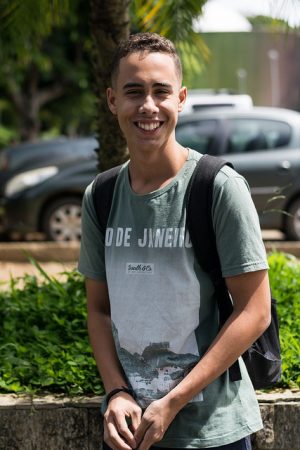 “Tenho amigos que estudam atualmente na UFJF e me incentivaram a tentar”, afirma o candidato Diogo Parreira (Foto: Fayne Ferreira)