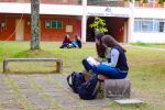 Volta às aulas do segundo semestre de 2023 no campus da UFJF (Foto: Iris Faria/UFJF)