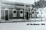 Faculdade de Farmácia e Odontologia na Avenida Rio Branco em 1914 (Foto: arquivo da Diretoria de Imagem Institucional da UFJF)
