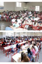 Antes e depois da reforma do Restaurante Universitário (RU) (Fotos: Alexandre Dornelas)