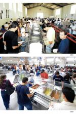 Antes e depois da reforma do Restaurante Universitário (RU) (Fotos: Alexandre Dornelas)