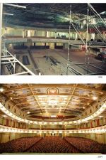 Restauração da plateia do Cine-Theatro Central, um dos marcos culturais da região (Fotos: Aelson Faria Amaral/Alexandre Dornelas)