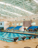 Atual piscina olímpica na Faculdade de Educação Física e Desportos (Faefid) (Foto: Géssica Leine)