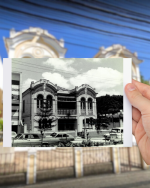 Prédio na Avenida Barão do Rio Branco, onde atualmente fica localizada a Escola de Artes Pró-Música (Foto: acervo Blog Maria do Resguardo)