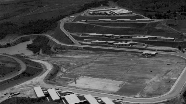 Campus de Juiz de Fora, em 1969 (Foto: Roberto Dornelas/ Arquivo Central)