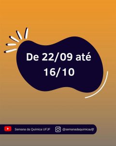 Inscrições abertas Semana da Química 2025