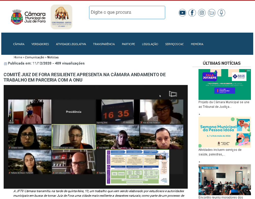 Imagem relacionada &agrave; divulga&ccedil;&atilde;o institucional de resili&ecirc;ncia da UFJF