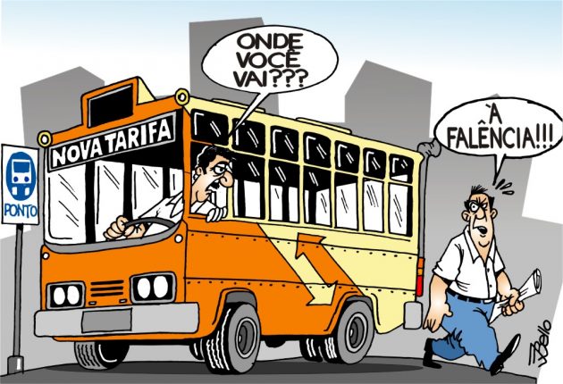 Tarifa de ônibus _Charge Bello