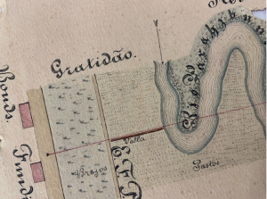 Documentos cartográficos em processos de divisão e demarcação de terras 