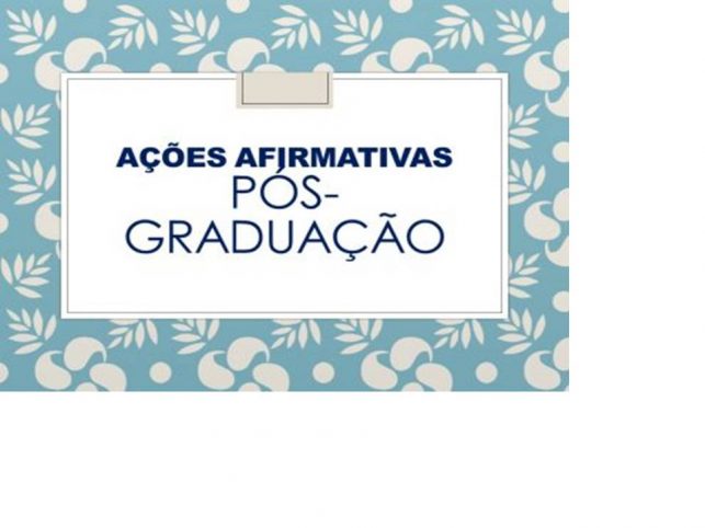 Resultado Ações Afirmativas – Pós-Graduação Dezembro 2025