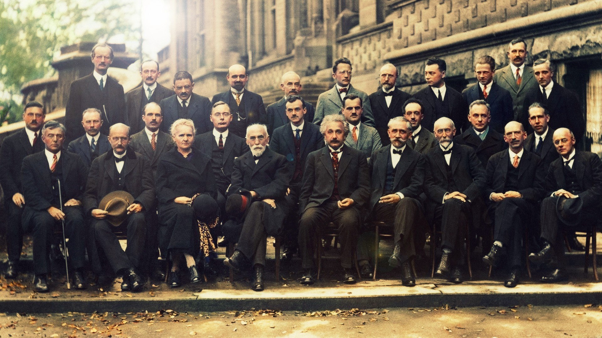 Albert-EinsteinscientistsMax-PlanckAuguste-PiccardMarie-CurieErwin-Schrödingerold-photographyBrusselsNiels-BohrSolvay-Conference-1927geniusesMadame-CuriePeter-DebyeWerner-HeisenbergCharles-Eugène