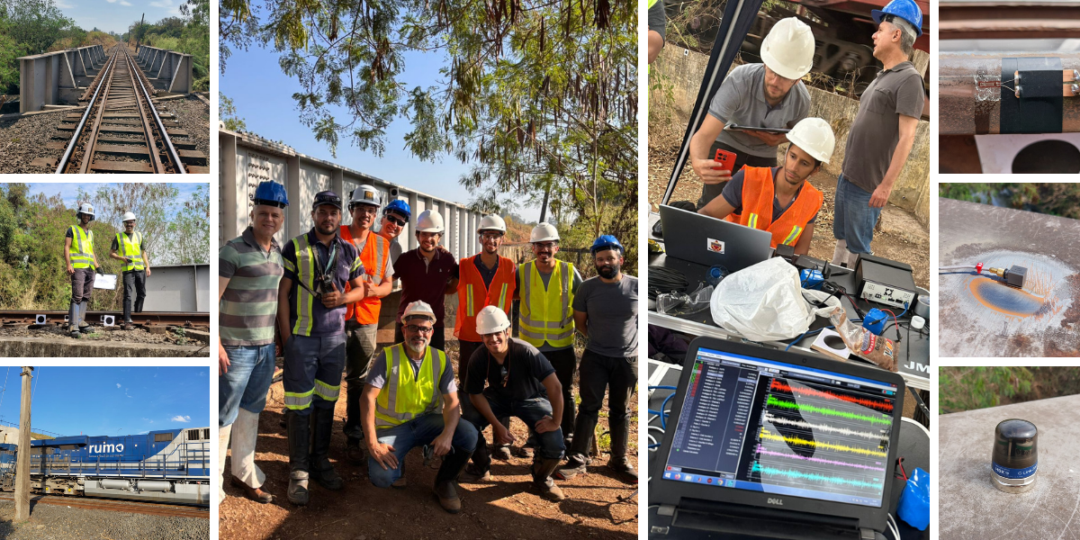 Sensores na ferrovia: monitoramento por IA permite detectar anormalidades na via férrea autonomamente