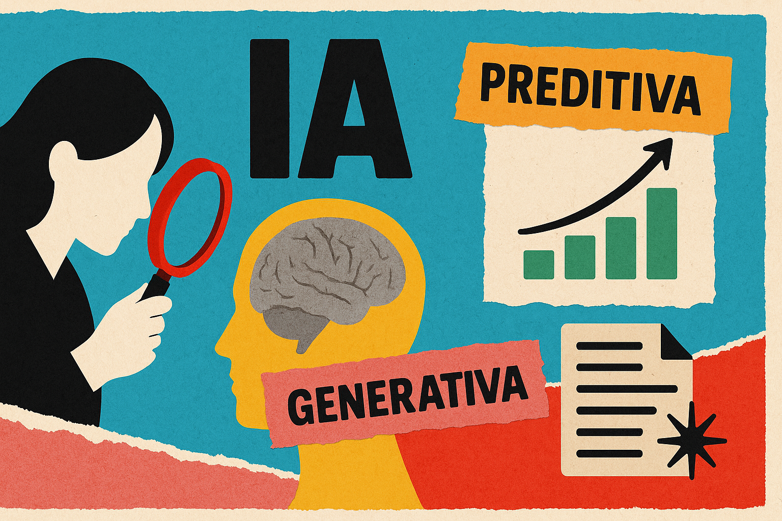 IA Preditiva e IA Generativa: entendendo diferenças, usos e limites