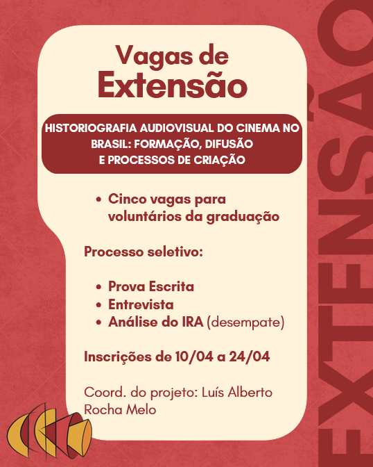 Vagas para projeto de extensão