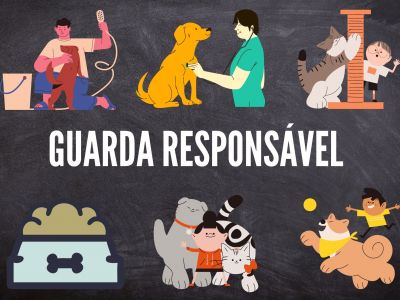 miniaturas de um homem dando banho no cão, um médico veterinário e um cão, cão e gato brincando e um pote de comida.