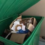Contêiner para resíduos recicláveis – Sede Administrativa UFJF-GV