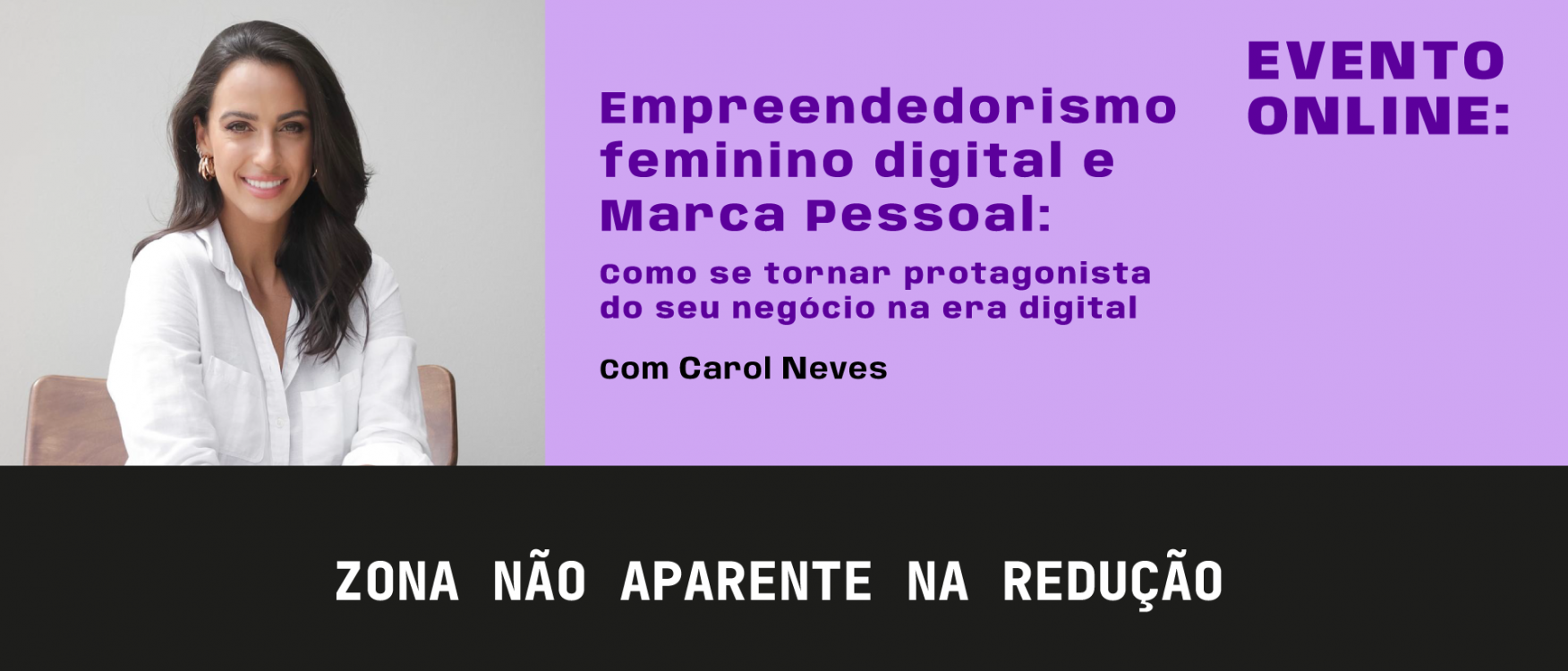 Live curso Empreendedorismo Digital Feminino - Instituto Comradio