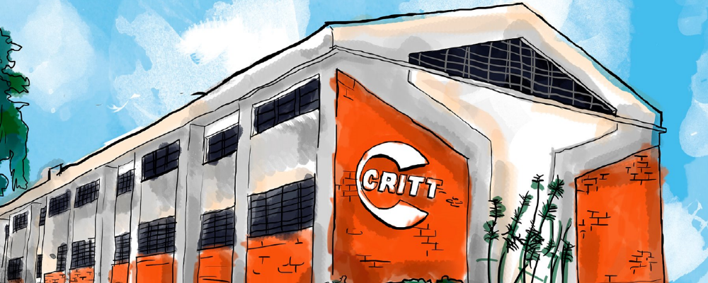 Ilustração do prédio do Critt