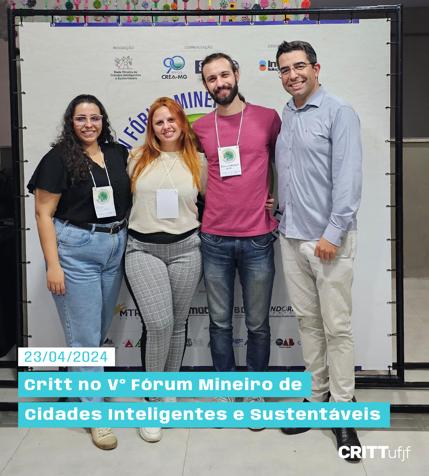Critt participa do V Fórum Mineiro de Cidades Inteligentes e Sustentáveis