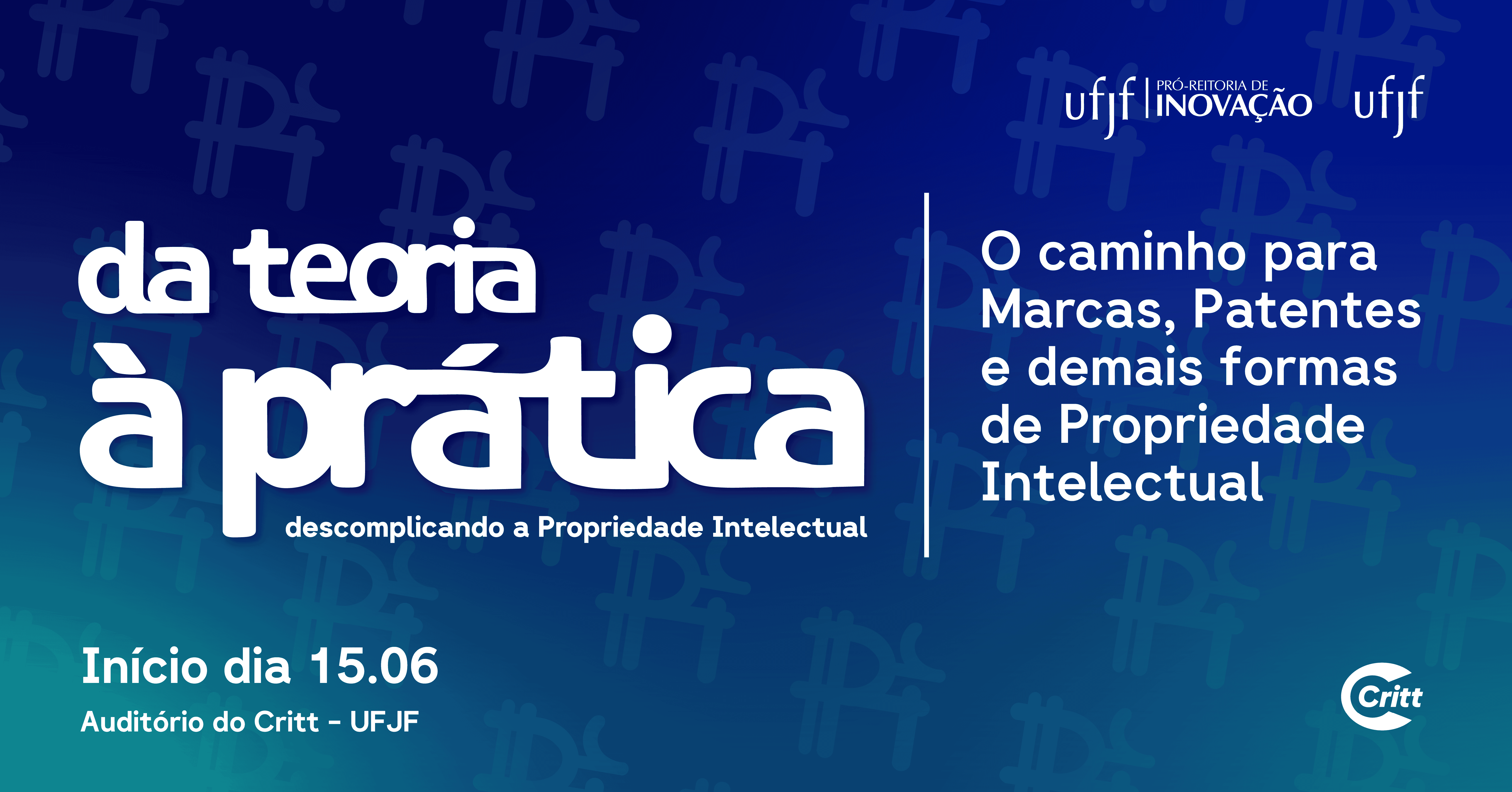 Abertas as inscrições para curso de Propriedade Intelectual