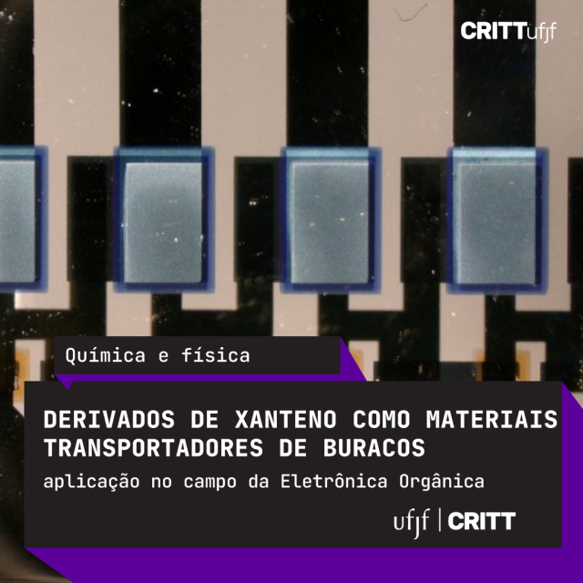 Derivados de Xanteno como materiais transportadores de buracos - BR 10 2018 069643 2