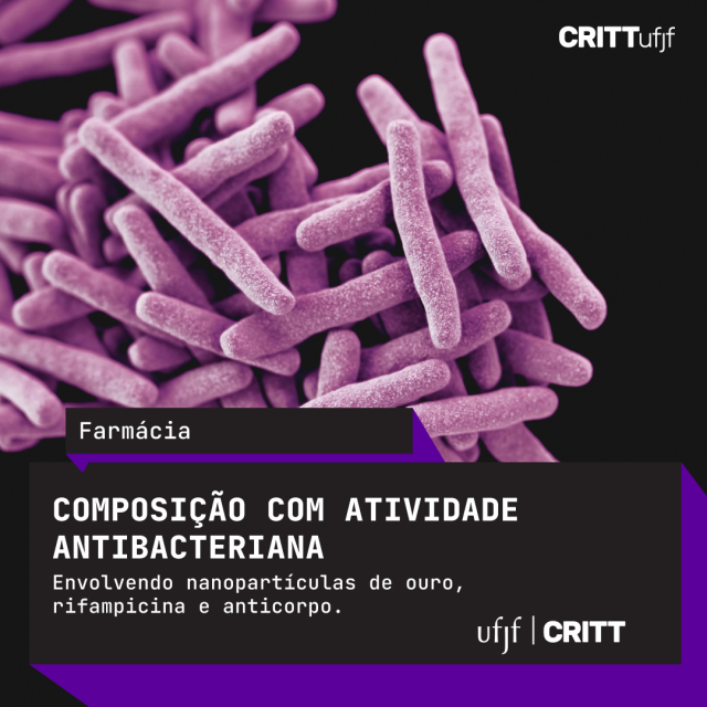 Composição com Atividade Antibacteriana, Envolvendo Nanopartículas de Ouro, Rifampicina e Anticorpo - BR 10 2019 008418 9