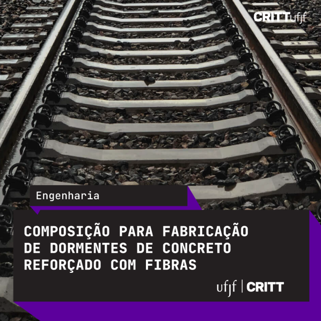 Composição para fabricação de Dormentes de Concreto Reforçado com Fibras - BR 10 2013 001653 5