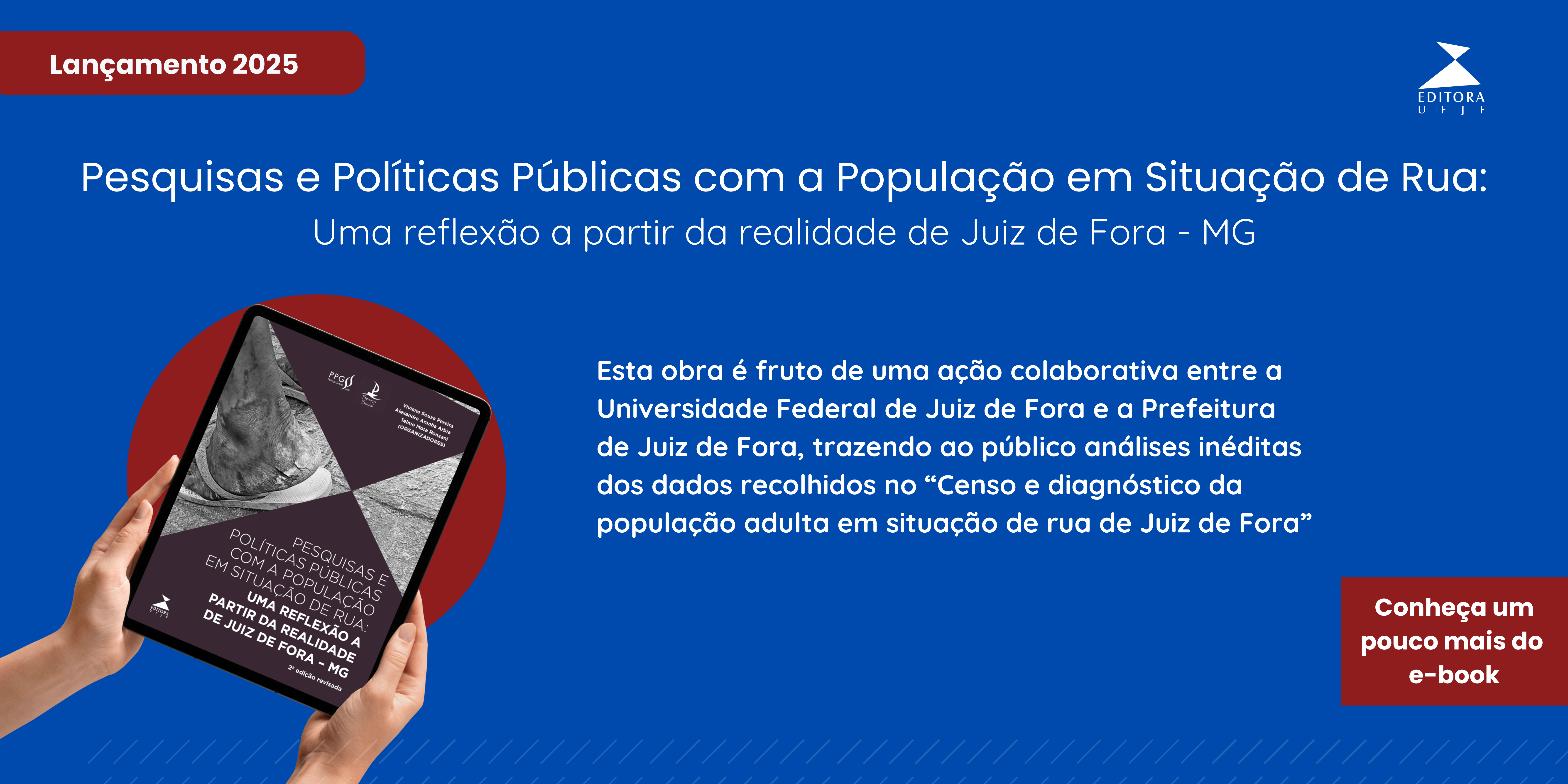 Banner de divulgação do lançamento