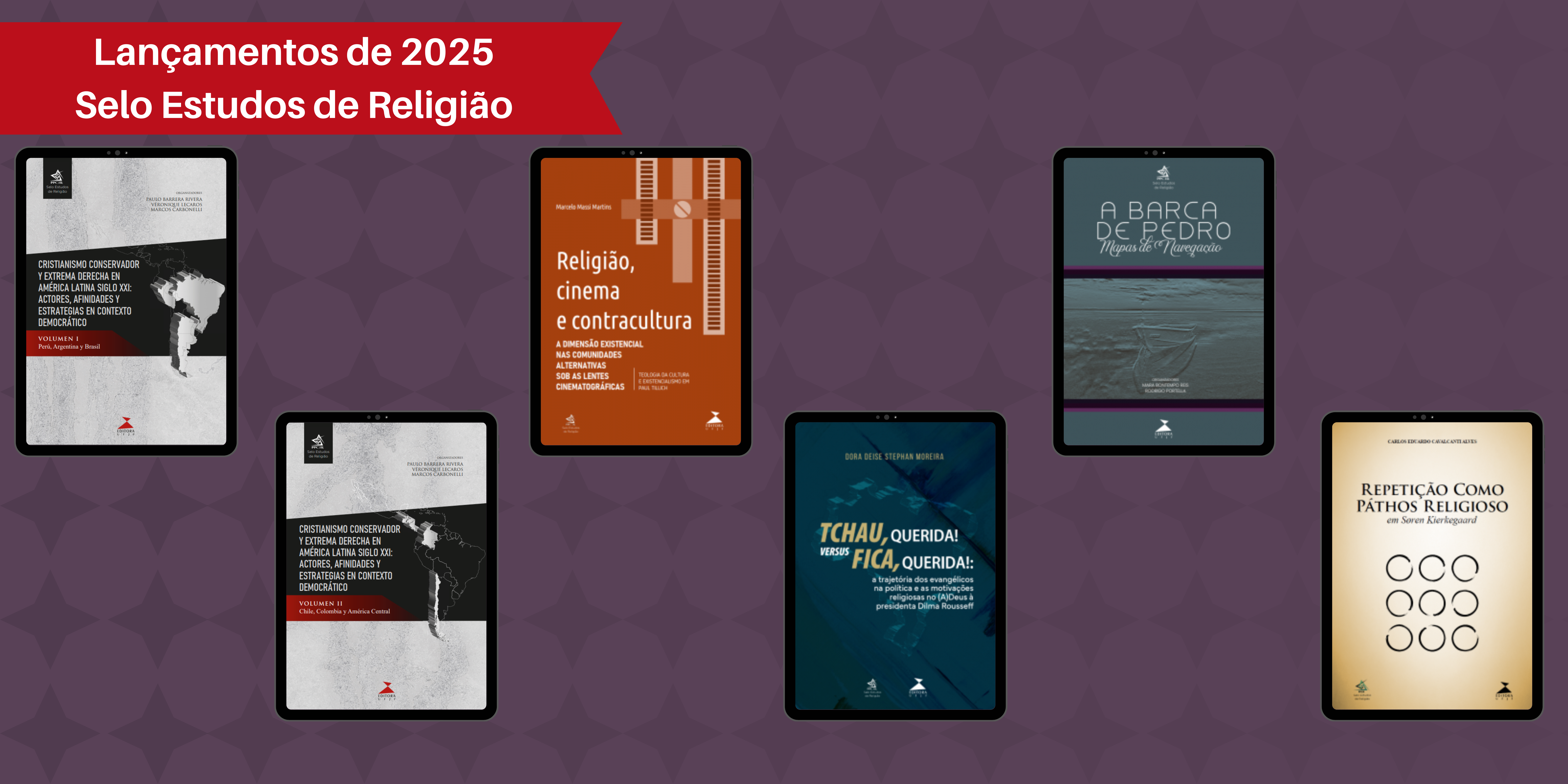 Editora UFJF lança seis novos livros sob o Selo Estudos de Religião