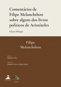 Capa do livro Comentários de Filipe Melanchthon sobre alguns dos livros políticos de Aristóteles