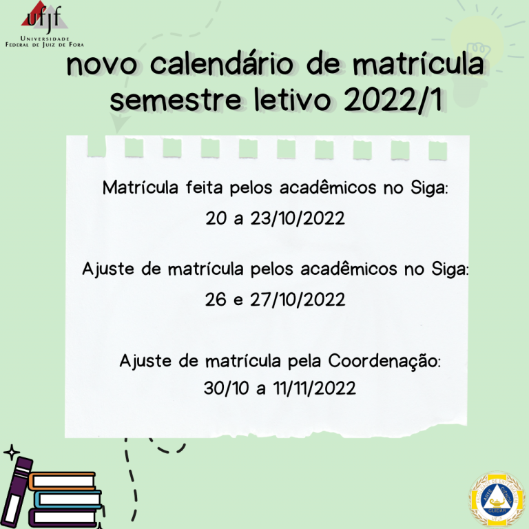 Novo Calendário Para Matrícula No Siga Curso De Enfermagem Faculdade De Enfermagem 3506