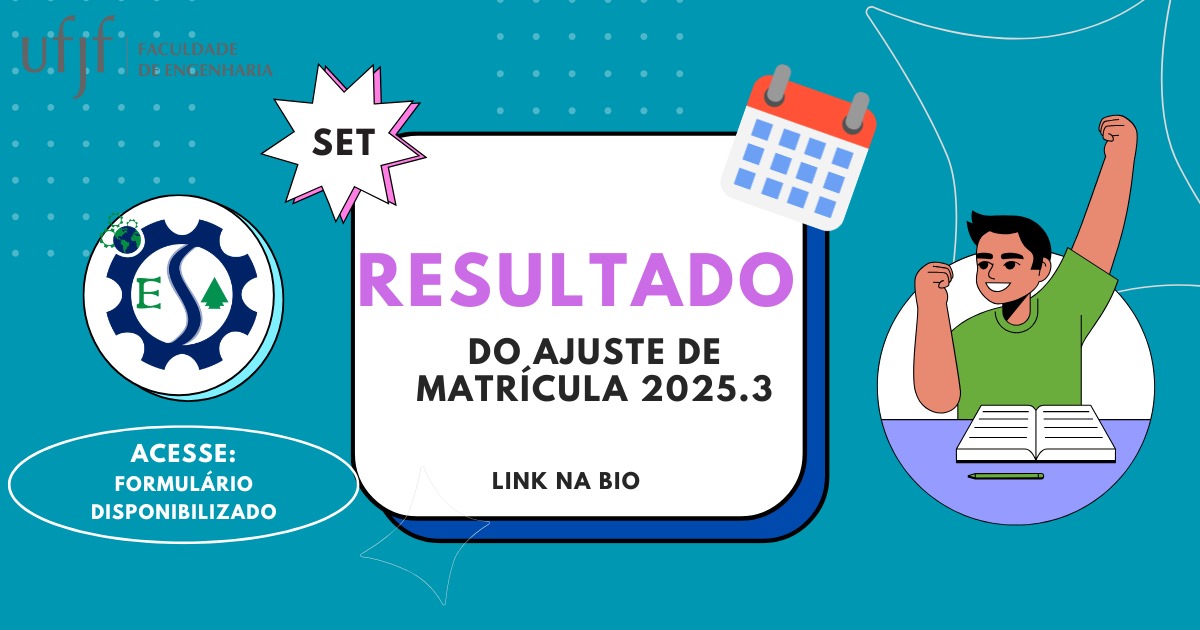 Resultado do ajuste de matrículas 2025.3