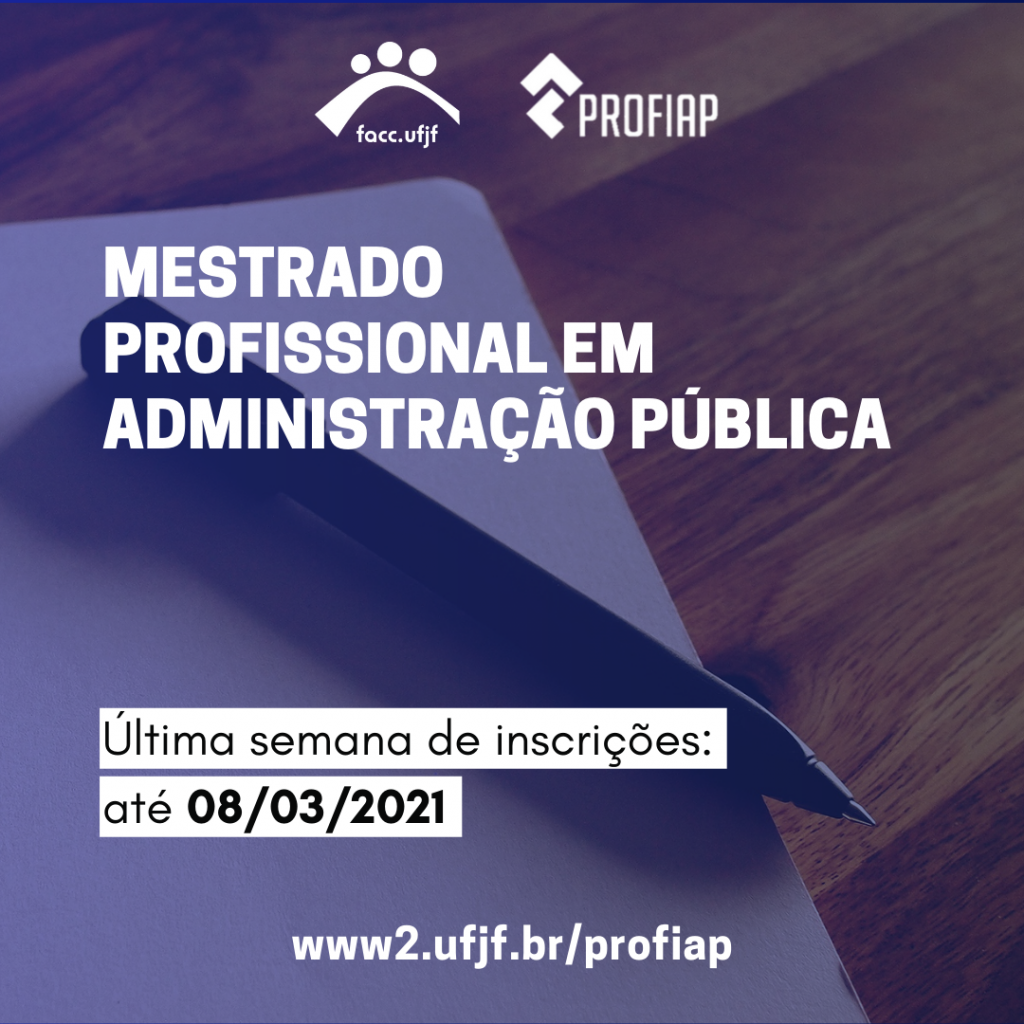 Publicado Edital para o Mestrado Profissional em Administração Pública ...