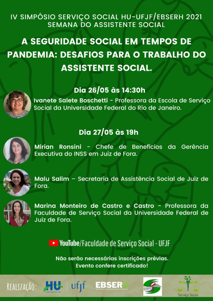 Semana da(o) Assistente Social - Faculdade de Serviço Social